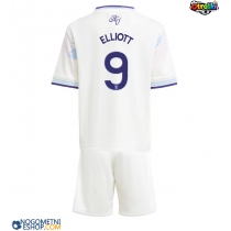 Otroški Nogometni dresi Aston Villa Harvey Elliott #9 Tretji 2025-26 Kratek Rokav (+ Kratke hlače)